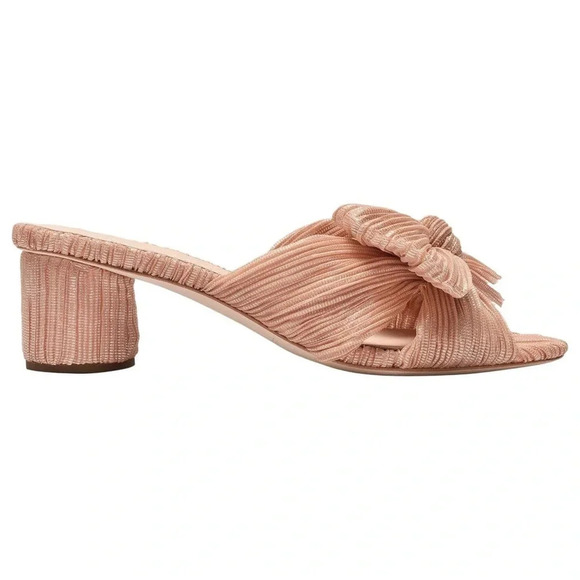 LOEFFLER RANDALL Emilia Pleated Bow Heel - Picture 1 of 9